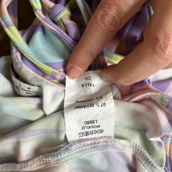 Colorful Wave Pattern Mini Dress - Picture 6 of 6